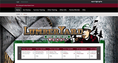 Desktop Screenshot of lumberyardsports.com