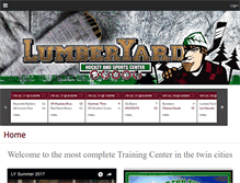 Tablet Screenshot of lumberyardsports.com